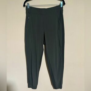 Brooklyn Lightweight Jogger Dark Green Olive Green Pants Athleta Size 10 Women